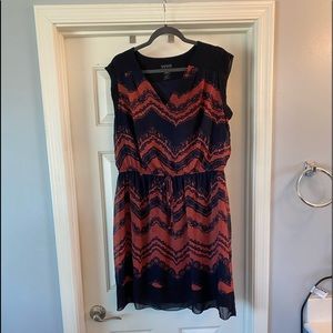 Cute Lined Sleeveless Dress